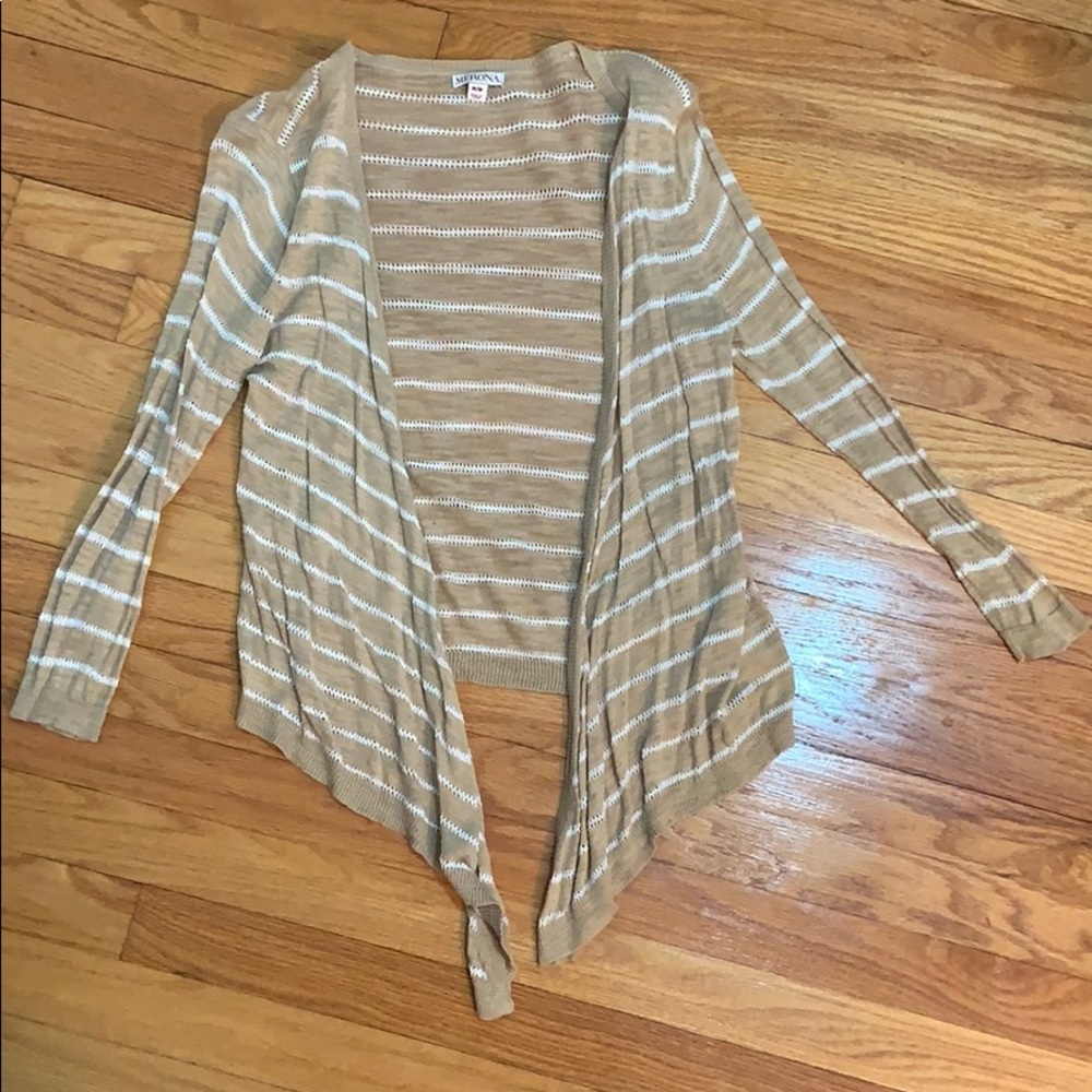 3/$15 Striped cardigan wrap